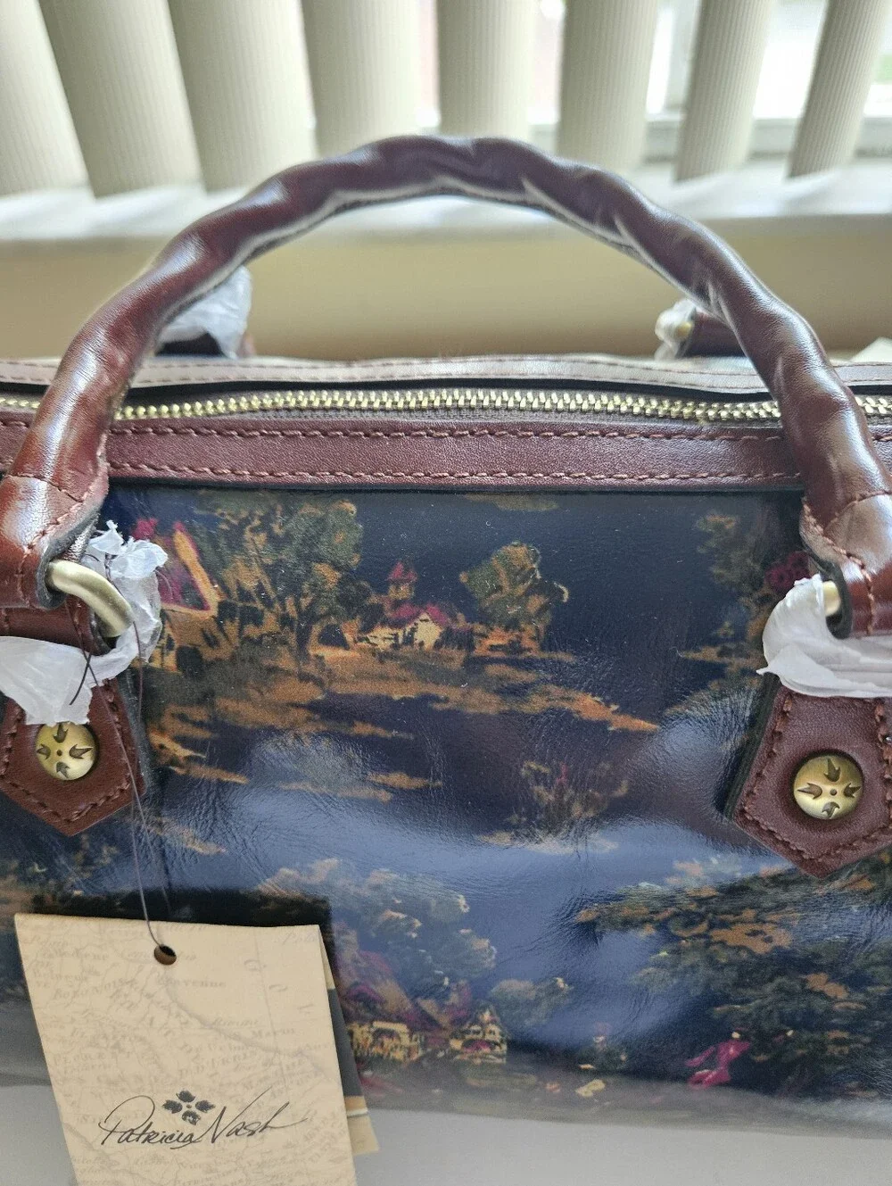 NWT Patricia Nash Kent Country side Satchel